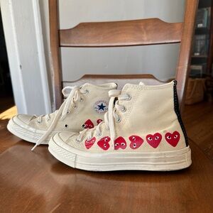 Comme des Garcons PLAY x Converse Chuck Taylor Women All Star High-Top Sneakers